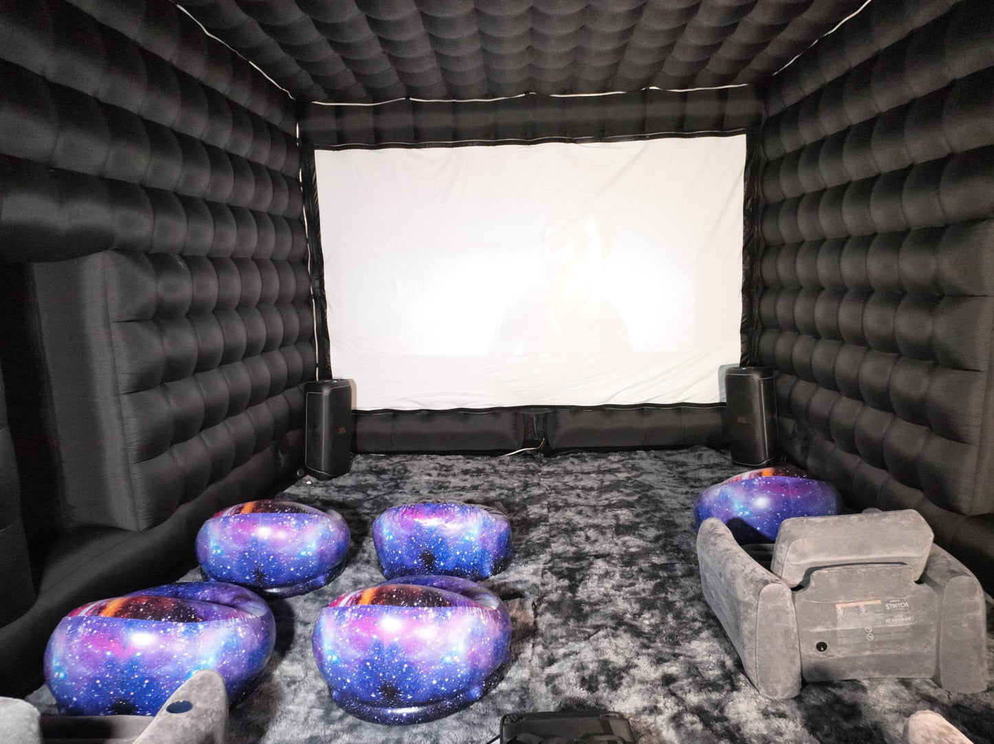 20 Foot Inflatable Screen Rental – Live Sports Events & Watch Parties - Backyard Movie Theater