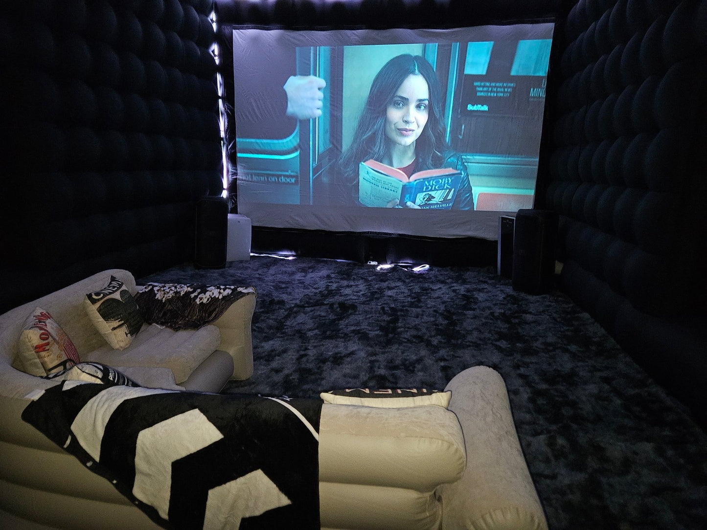 Indoor Movie Theater - Backyard Movie Theater