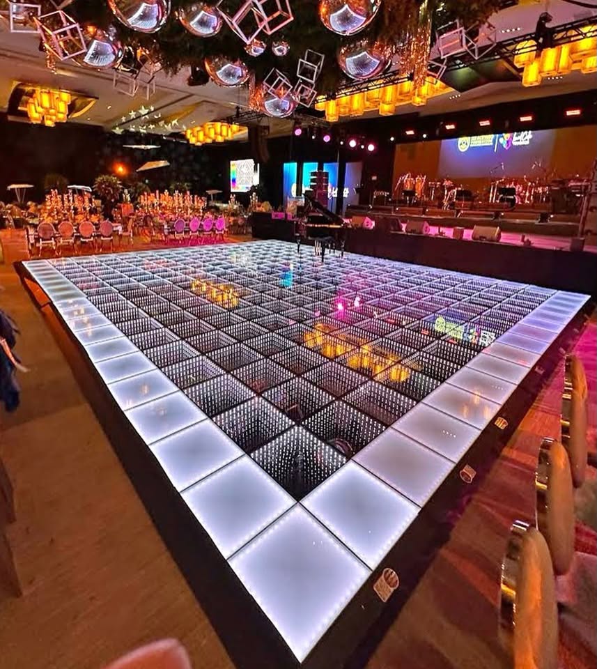 LED Dance Floors - Backyard Movie Theater
