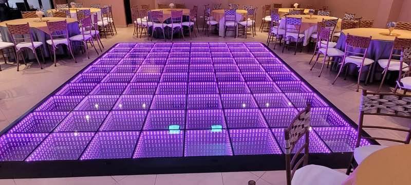 LED Dance Floors - Backyard Movie Theater