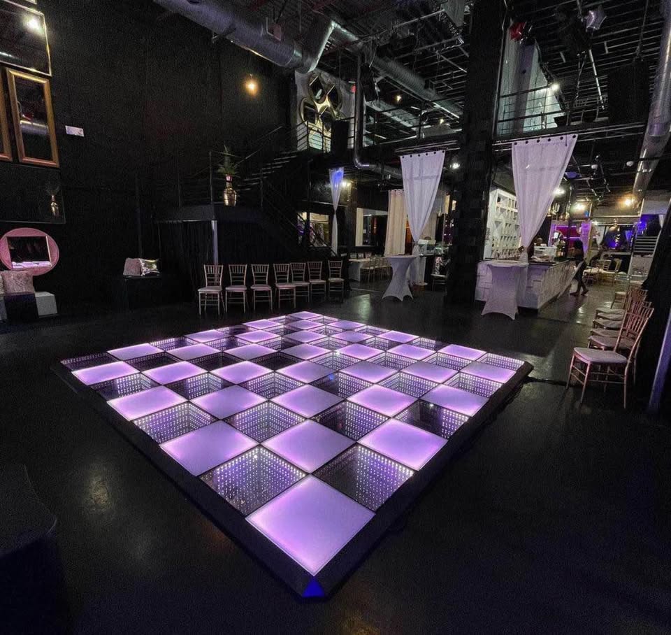 LED Dance Floors - Backyard Movie Theater