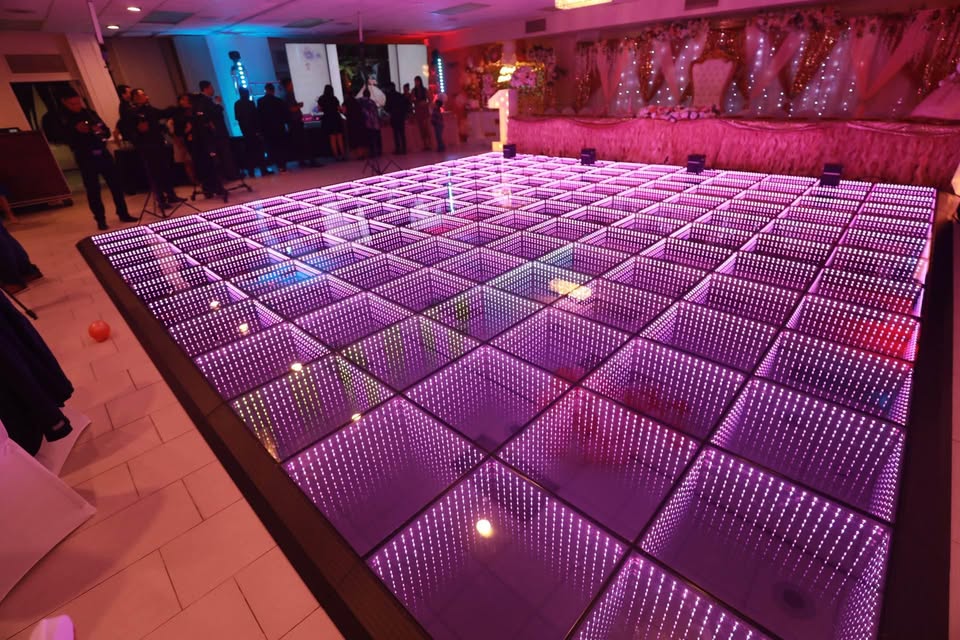 LED Dance Floors - Backyard Movie Theater