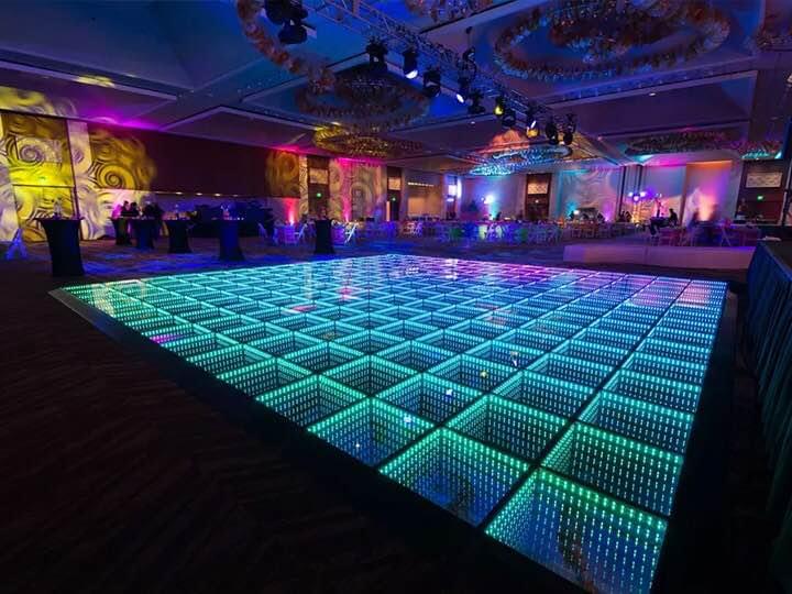 LED Dance Floors - Backyard Movie Theater