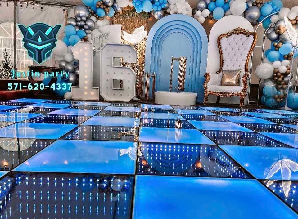 LED Dance Floors - Backyard Movie Theater