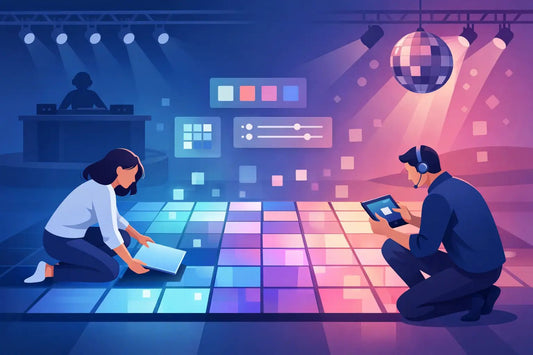 Can LED Dance Floors Be Customized? - Backyard Movie Theater