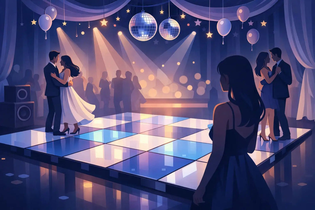 Celina Prom Dance Floor Rental That Stands Out - Backyard Movie Theater