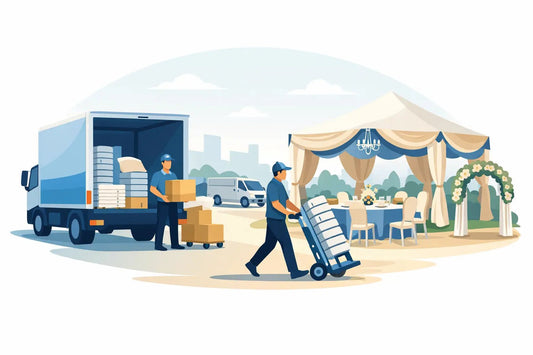 Do Event Rentals Include Delivery? Often, Yes - Backyard Movie Theater