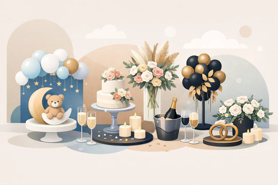 Event Centerpiece Ideas for Milestone Parties - Backyard Movie Theater