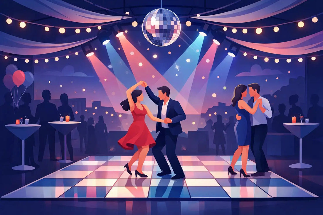 Frisco Event Dance Floor Rental That Pops - Backyard Movie Theater