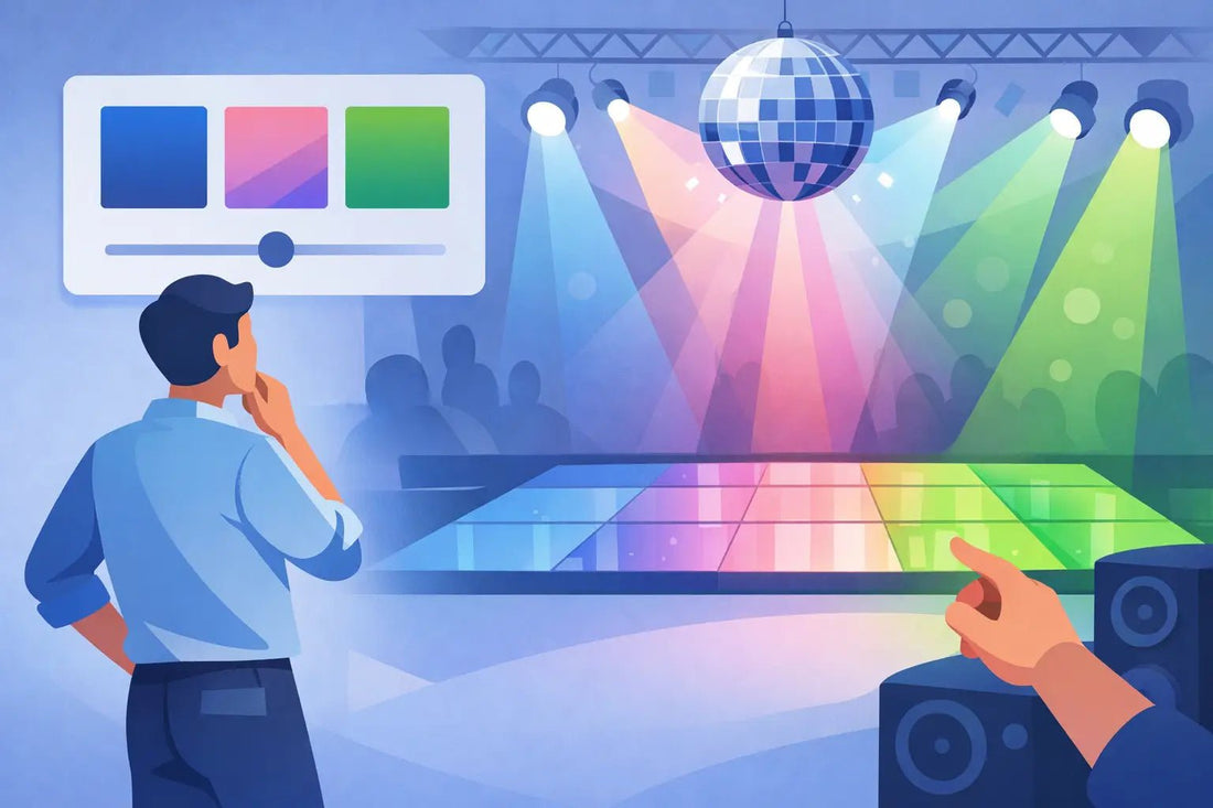 How to Choose Dance Floor Color Effects Right - Backyard Movie Theater