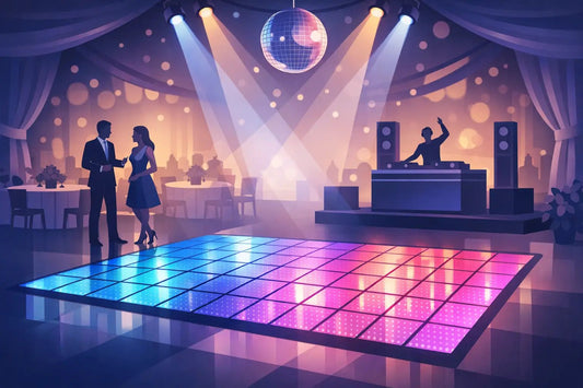 How to Choose LED Flooring for an Unforgettable Event - Backyard Movie Theater