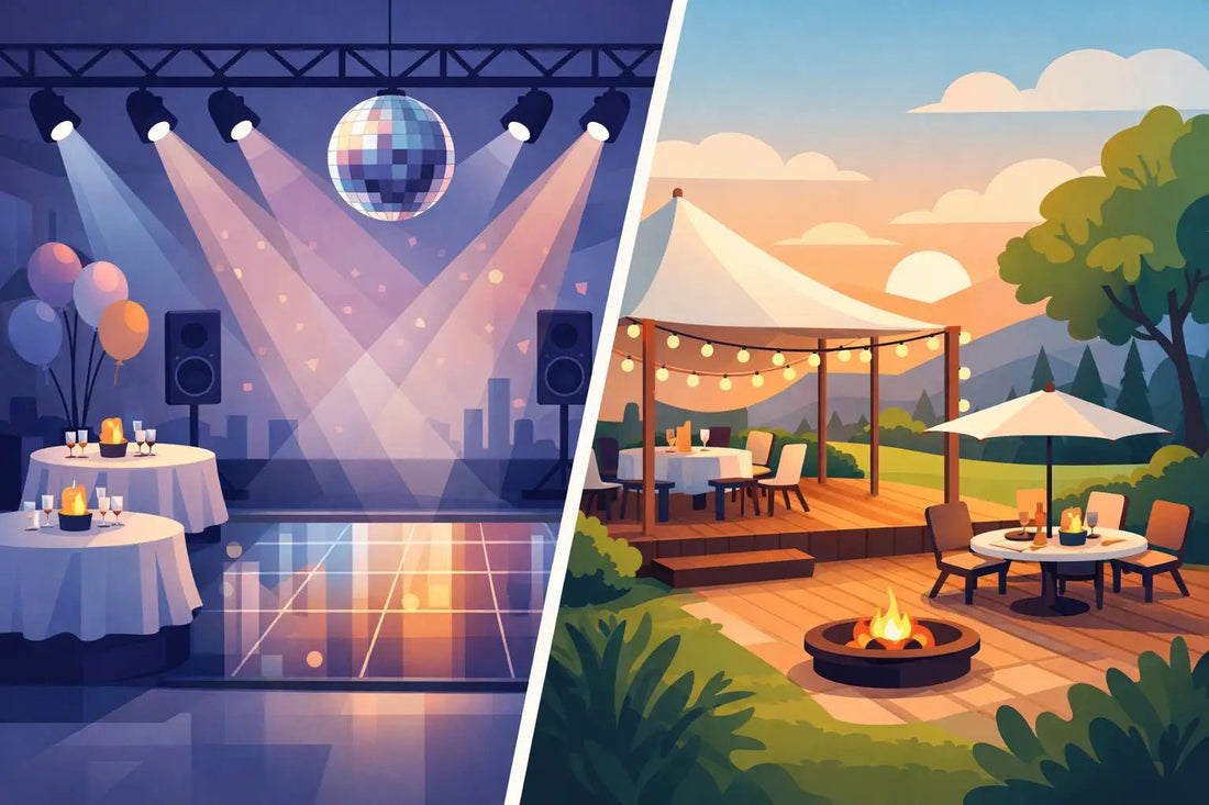 Indoor Party Floor Versus Outdoor Setup Compared - Backyard Movie Theater
