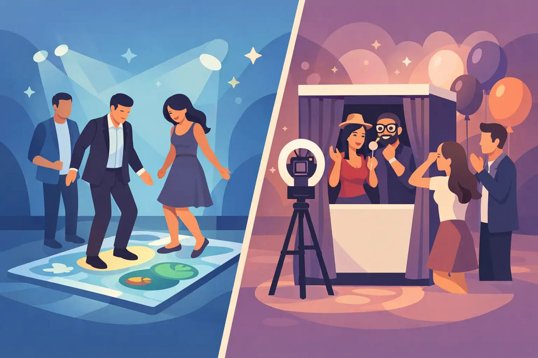 Interactive Floor Versus Photo Booth for Events - Backyard Movie Theater