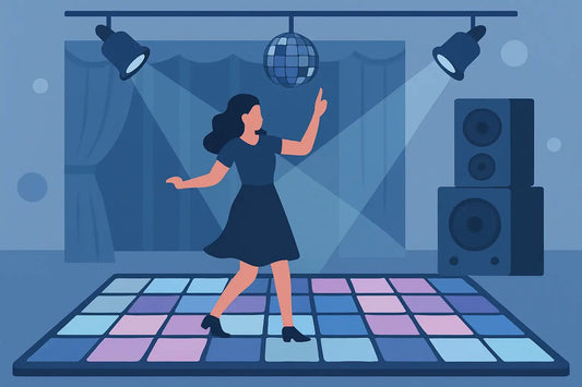 LED Dance Floor Rental in North Dallas - Backyard Movie Theater