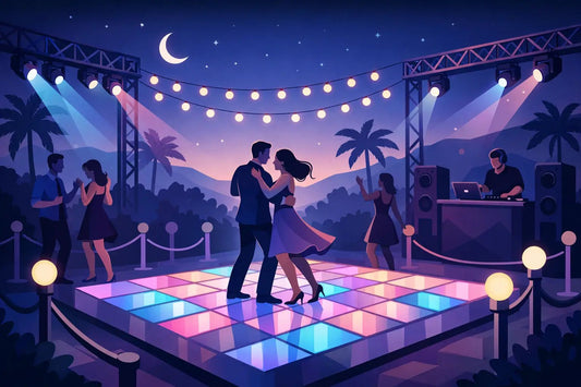 Outdoor LED Dance Floor Rules That Matter - Backyard Movie Theater