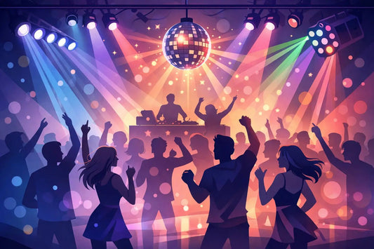 Party Lighting That Keeps the Dance Floor Full - Backyard Movie Theater
