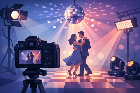 Photo Friendly Dance Floor Lighting Tips - Backyard Movie Theater