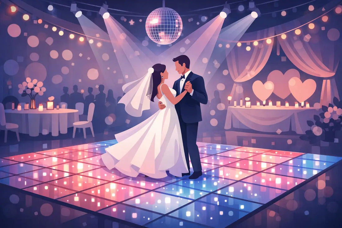 Wedding LED Dance Floor Trends for 2026 - Backyard Movie Theater