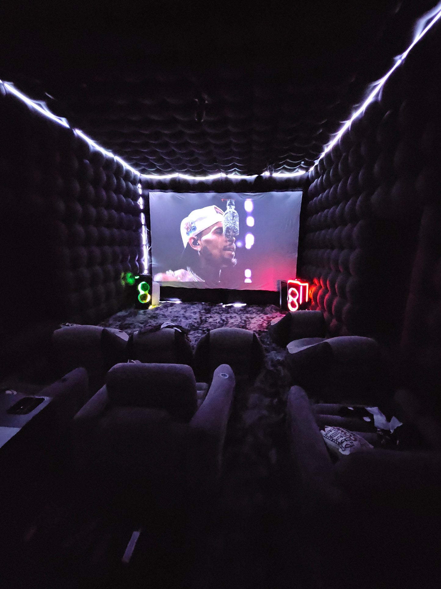Plush Carpeting for Inflatable Movie Theater (Rental)