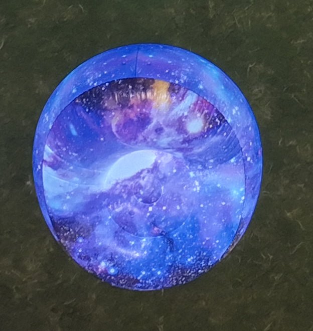 LED lit Galaxy Chair (1 Qty.) - Backyard Movie Theater