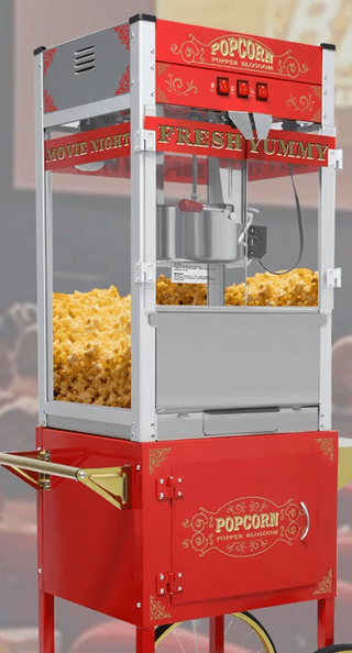 Popcorn Machine Rental – Large - Dallas (Rental) - Backyard Movie Theater