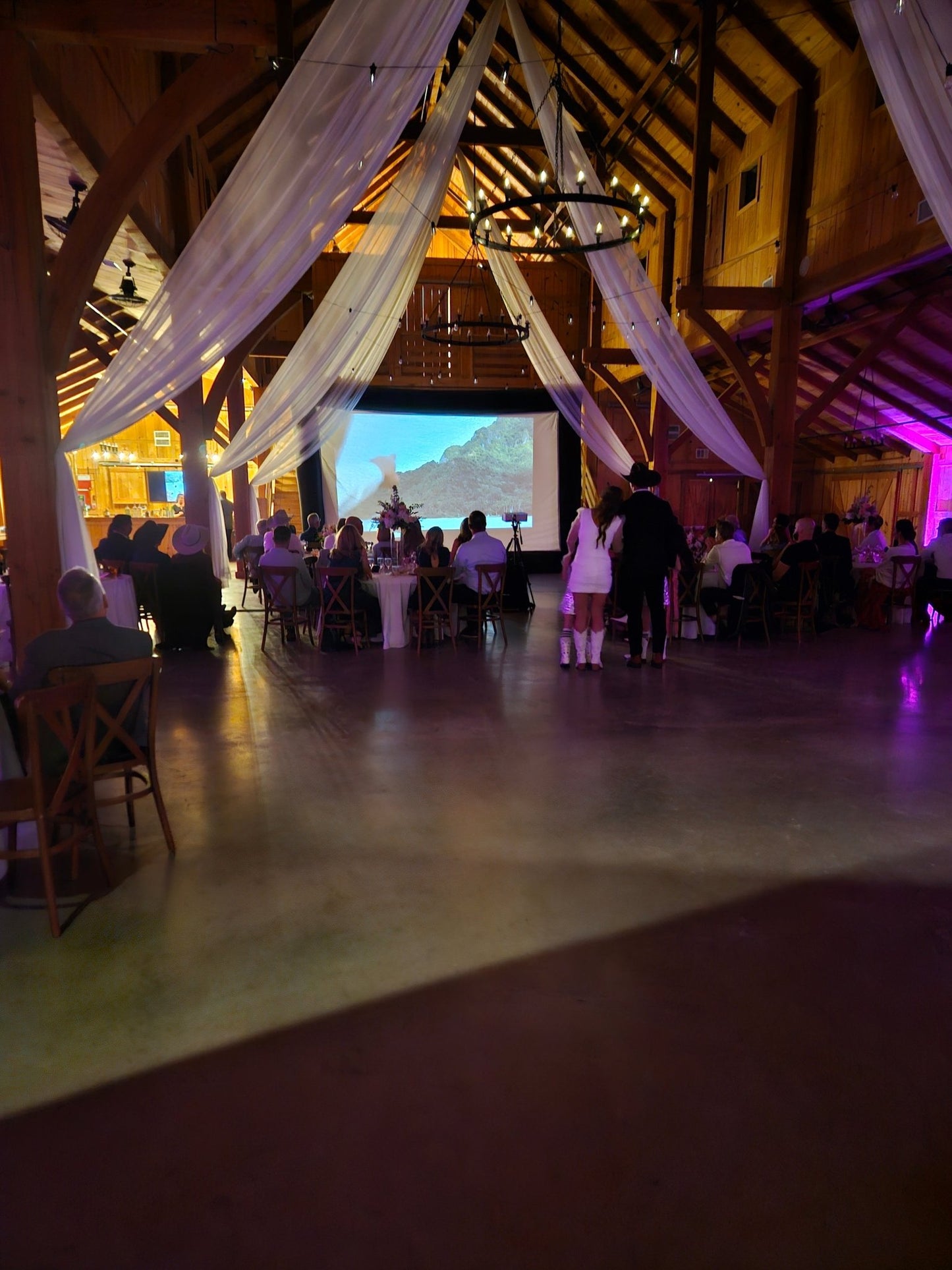 Special Events - Wedding Receptions ✨ A Cinematic Celebration: Relive Your Wedding Day in Style - Backyard Movie Theater