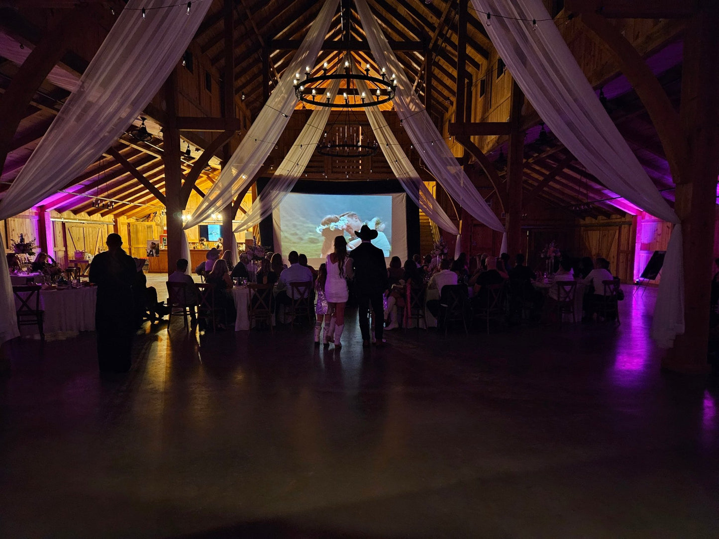 Special Events - Wedding Receptions ✨ A Cinematic Celebration: Relive Your Wedding Day in Style - Backyard Movie Theater