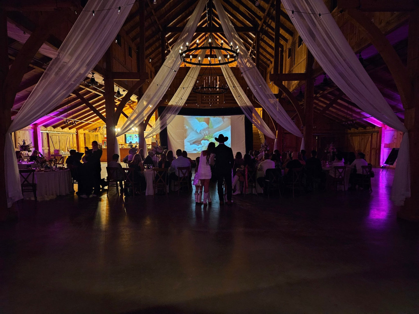 Special Events - Wedding Receptions ✨ A Cinematic Celebration: Relive Your Wedding Day in Style - Backyard Movie Theater