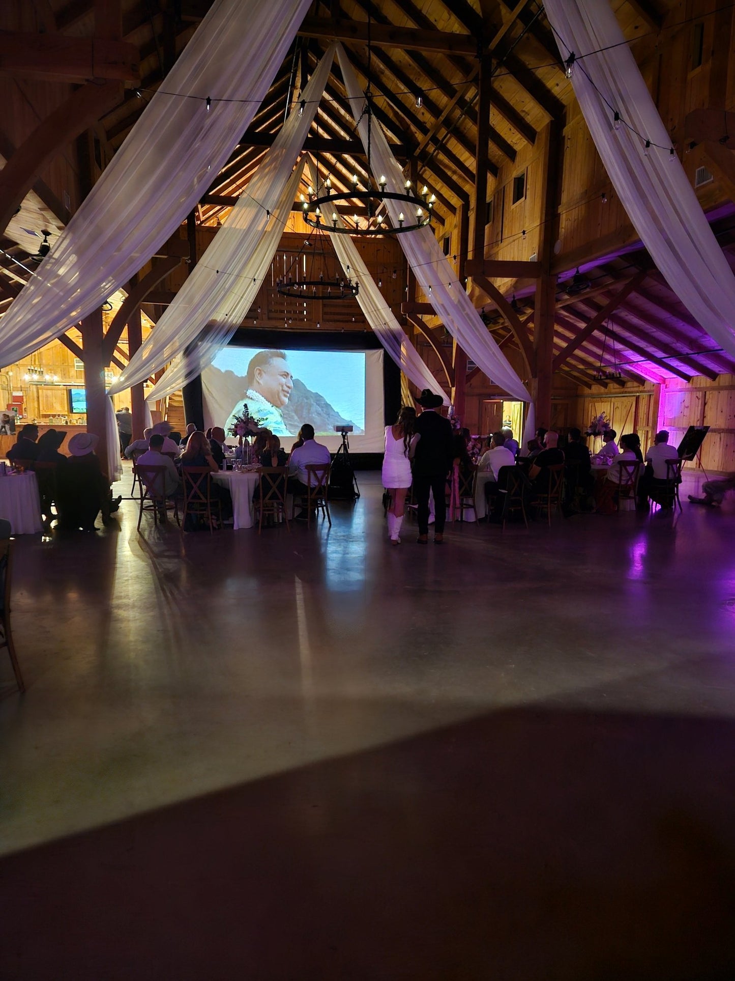 Special Events - Wedding Receptions ✨ A Cinematic Celebration: Relive Your Wedding Day in Style - Backyard Movie Theater